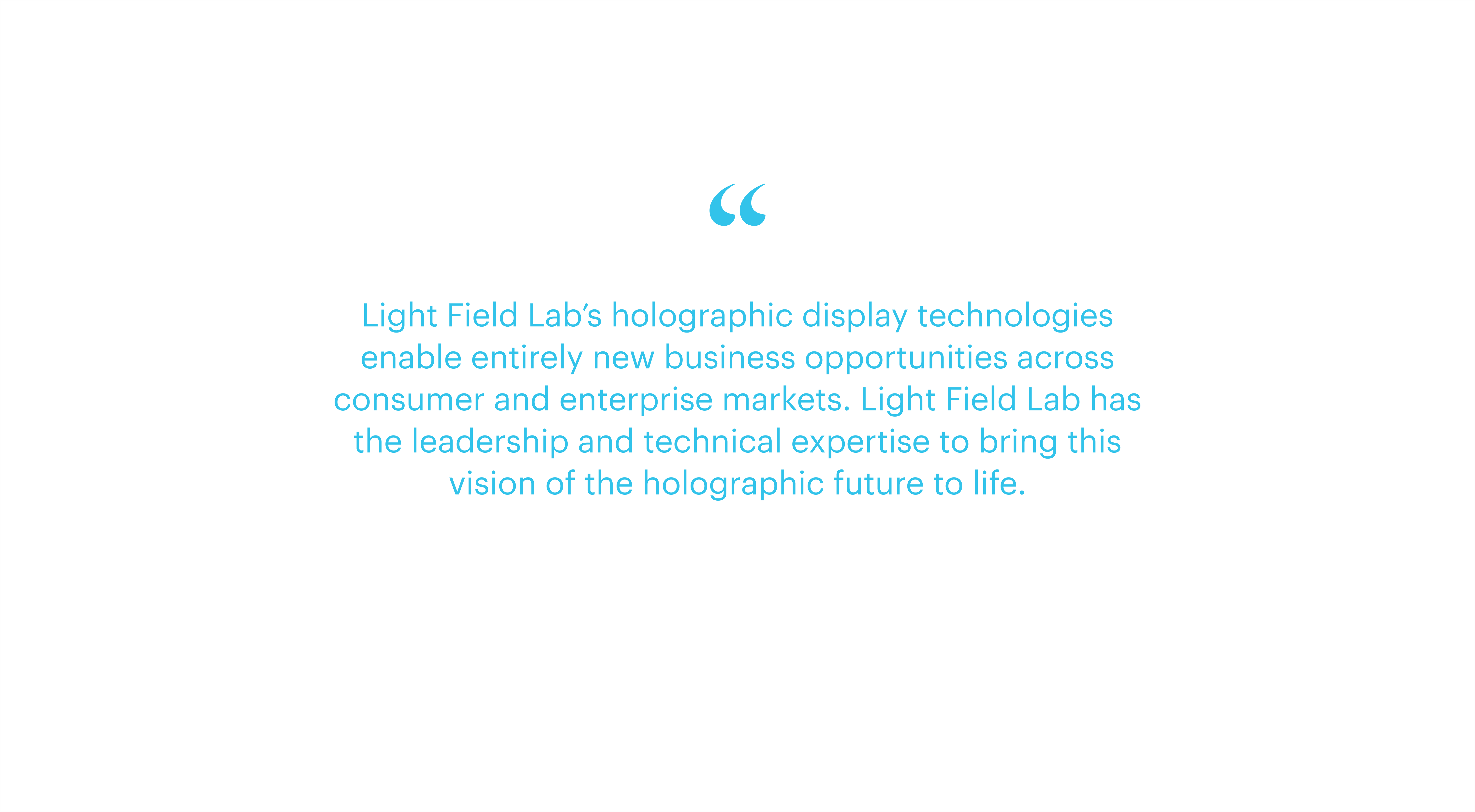 Light Field Lab